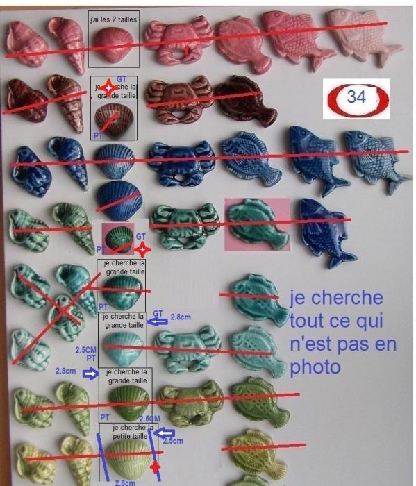 34 plaque poissons et autre cera canous 1